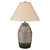 Ash Gray Stone Textured Table Lamp