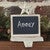 White Star with Chalkboard Stocking Hanger