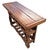 Old West Wine Console Table