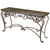 Long Ornate Rustic Copper Table