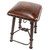 Antique Brown Diamondback Counter Stool