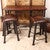 Antique Brown Diamondback Counter Stool