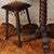 Antique Fleur de Lys Iron Barstool