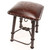 Antique Fleur de Lys Iron Counter Stool