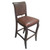 Imperial Stool - Fleur de Lys & Antique Brown