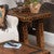 Sonoma Carved Wood Side Table