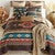 Sedona Sunset Quilt Bed Set - Queen