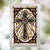 Rustic Cross Stained Glass Art
