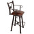 Coronado Swivel Counter Stool w/Arms - Colonial Antique Brown