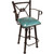 Coronado Swivel Counter Stool w/Arms - Diamond Teal