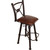 Coronado Swivel Counter Stool - Posse Antique Brown