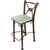Coronado Counter Stool - Plain with Tacks Turquoise