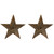 Wooden Star Wall Art - Set of 2
