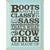 Cowgirl Spirit Wooden Wall Art