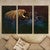 Bison Mist Triptych Gallery Wrapped Panels