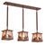 Cattle Roundup 3-Light Island Pendant