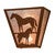 Horses Wall Sconce