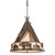 Native Buffalo Teepee Pendant Light