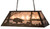 Silver Buffalo Oblong Pendant Light
