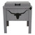 Longhorn Silhouette Single Cooler - Gray