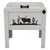Chihuahuan Longhorn Single Cooler - White