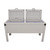 Houston Texas Double Cooler - White