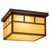 Prairie Mission Bronze Outdoor Flush Mount