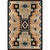 Tribal Turquoise Rug - 8 x 11