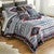 Crimson Ridge Quilt Bed Set - Queen