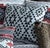 Gray Skies Geometric Accent Pillow