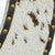 Brown & White Faux Cowhide Mirror - OVERSTOCK