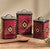 Red Sunrise Southwest Canisters - Set of 3 - OVERSTOCK