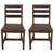 Lakeshore Walnut Dining Chairs - Set of 2