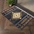 Gold Rush Diamond Black Rug - 2 x 3