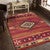 Gold Rush Diamond Red Rug - 5 x 7