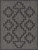 Kachina Gray Indoor/Outdoor Rug - 7 x 9