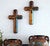 Earthy Elegance Clay Wall Cross