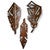 Desert Plume Cream Metal Wall Art - Set of 3