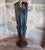 Triangle Glass Lamp - Red & Blue