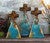 Turquoise Clay Cross - Medium