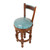 Reno Swivel Barstool - Turquoise