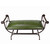 Coronado Double Vanity Bench - Steer Brands Green