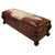 San Juan Jumbo Trunk Bench - Antique Brown