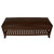 Laredo Super Bench - Steer Brands Antique Brown
