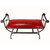 Coronado Double Vanity Bench - Colonial Red