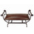 Coronado Double Vanity Bench - Steer Brands Brown