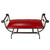 Coronado Double Vanity Bench - Posse Red