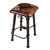Coronado Iron Barstool - Dark Hair on Hide