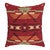 Southwestern Flame Tapestry Square Accent Pillow