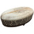 Silverton Cowhide Oval Ottoman
